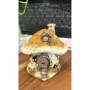 Top Collection Miniature Fairy Garden /Terrarium Mushroom Fairy House 4" H